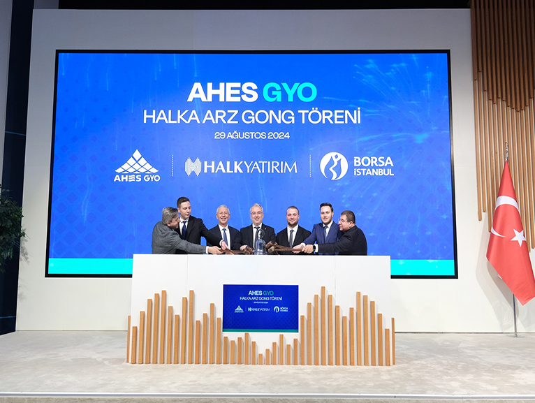 BORSA STANBUL'DA GONG AHES GYO N ALDI